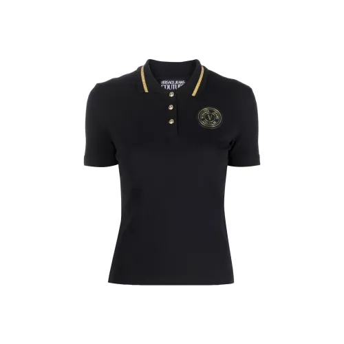 VERSACE JEANS COUTURE Черное Женское Поло