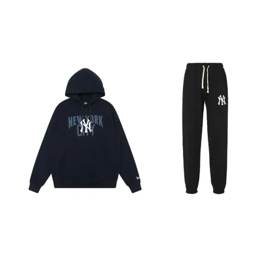 New Era Темно-синий синий худи комплект унисекс