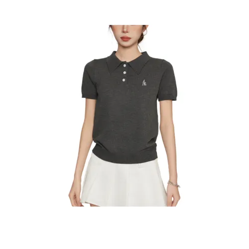 Princess Berdele T-Shirt Женская Серого цвета