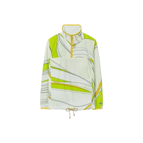 Tory Burch SS24 Куртки и Пальто Женские Желтый Зеленый