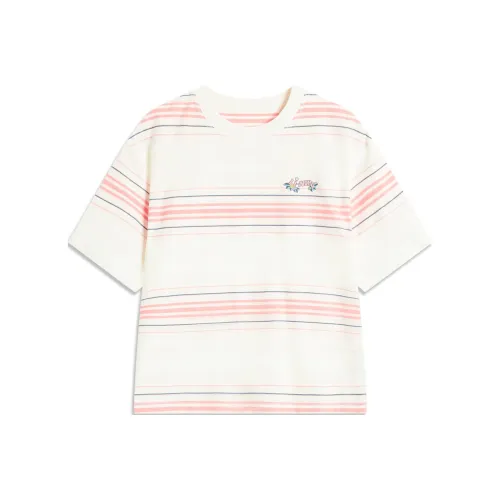 LINING Sports Lifestyle Collection Sports Trendy Collection T-Shirt Женская Айвори