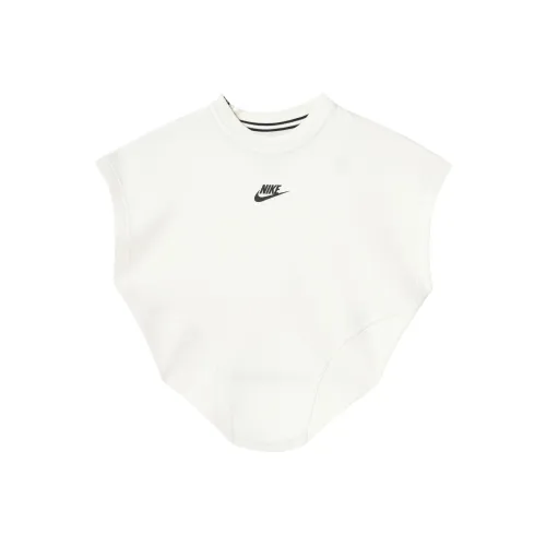 NIKE Светлая слоновая кость/Черный Женские футболки