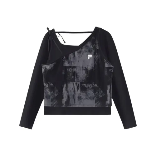 FILA FUSION FILA FUSION X T-рубашка Женская Глубокий черный