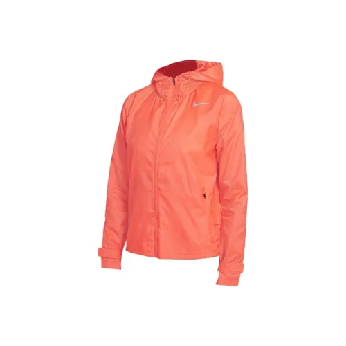 nike Куртка Женская Ярко-Оранжевая