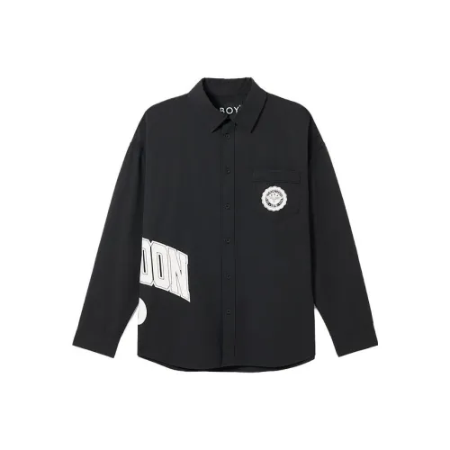 BOY LONDON Черные Унисекс Рубашки
