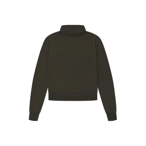 Fear Of God Essentials SS23 Женские Джерси Водолазка Off Черный Толстовка Женские