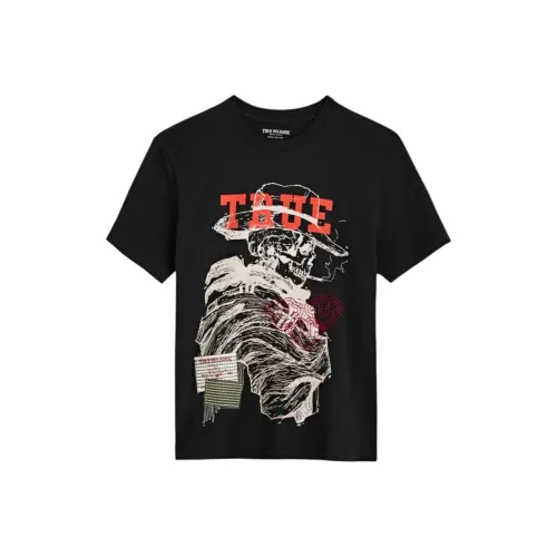 TRUE RELIGION T Рубашка Мужская Черная