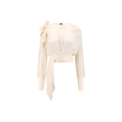 PINKO Экрю Женские Рубашки