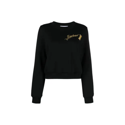 MOSCHINO Черные Женские Свитшоты