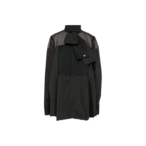 sacai Черные Женские Рубашки