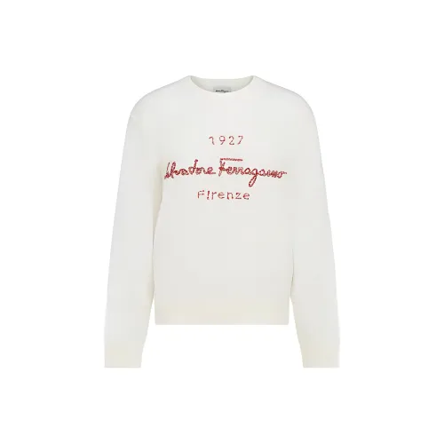 Ferragamo Экрю Женские Свитшоты