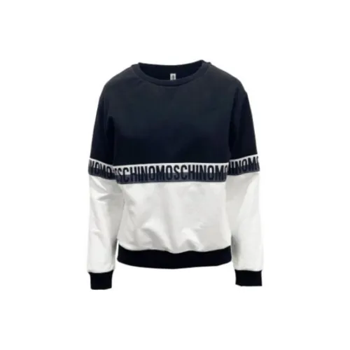 MOSCHINO Темно-синие Женские Толстовки