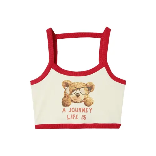 YITOUAGUA Экрю Женские Топы