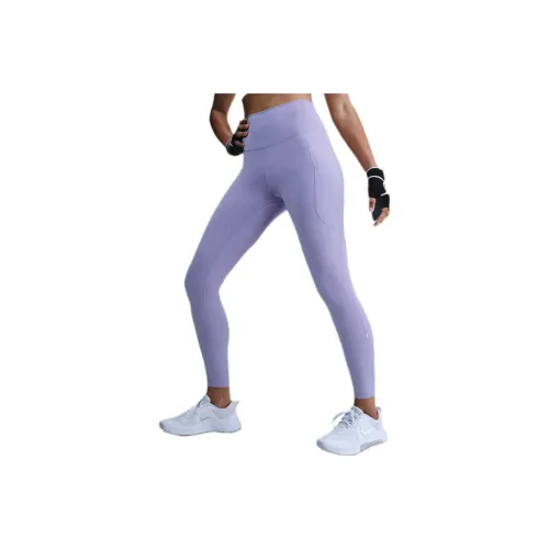 NIKE Сиреневые Женские Штаны для Йоги
