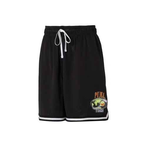 PUMA Повседневные шорты Унисекс Черные