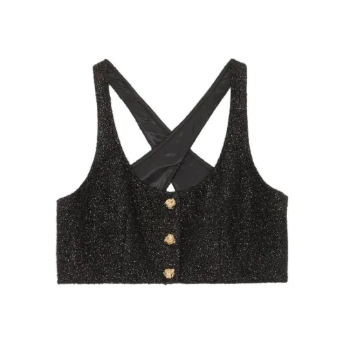 GANNI Черные Женские Камисоли