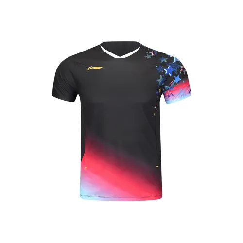 LINING Badminton Series Бадминтон Джерси Мужской Черный