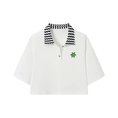 GREEN BELT Белый Женские Поло