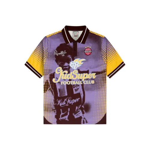 KIDSUPER STUDIOS Ronaldinho Collaboration Футбол Джерси Мужской Коричневый