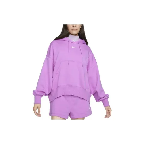 NIKE Фиолетовые Женские Свитшоты