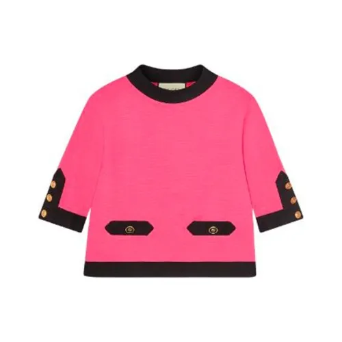 GUCCI Розово-красные Женские Рубашки