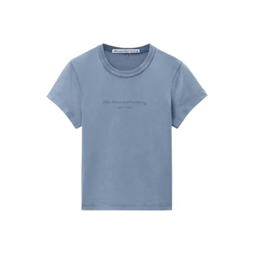 Alexander Wang T-Shirt Женская Washed Vintage Blue