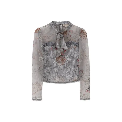 LULUALWAYS Серые Женские Рубашки