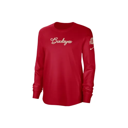 NIKE Красный Женские Свитшоты