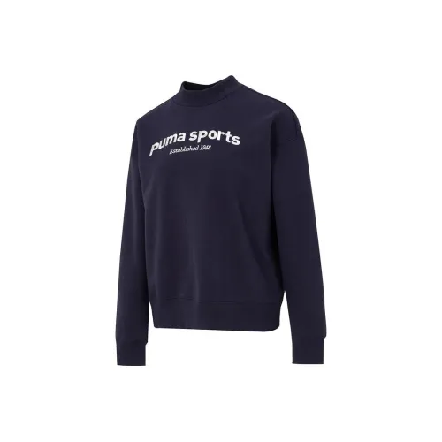 PUMA Темно-синий Женские Свитшоты