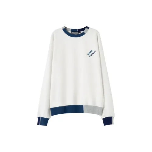 SOON FLOWER Толстовка Женская Белая