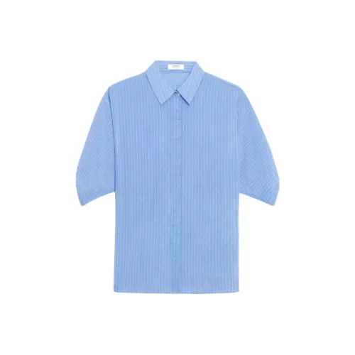 Theory x Lucas Ossendrijver Синие / Белые G12 Женские Рубашки