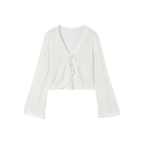 EICHITOO Трикотаж Женский Натуральный Белый