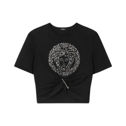 VERSACE Черные Женские Футболки