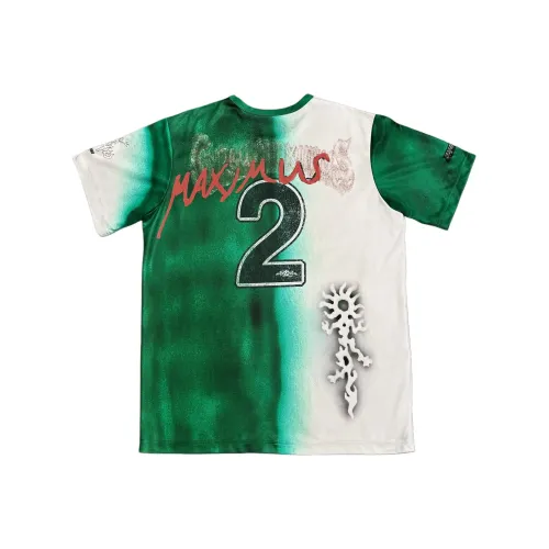 TRAVIS SCOTT Travis Scott SS23 UTOPIA ограниченная серия Бело-зеленый Унисекс Футбольные Джерси