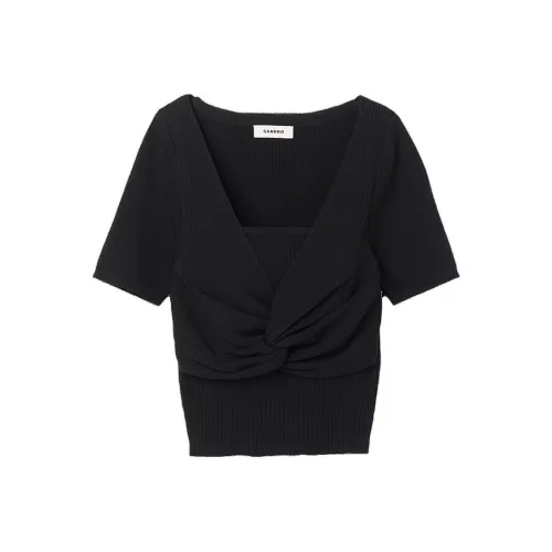 SANDRO Черный Женские Трикотаж