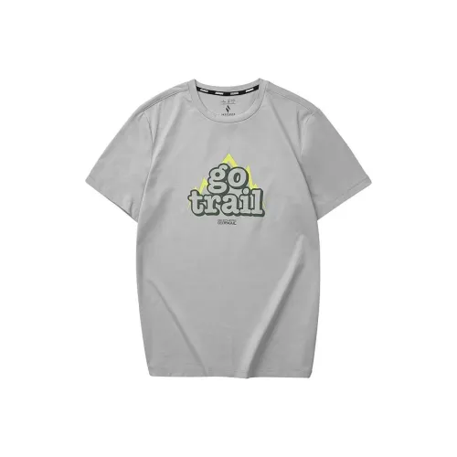 Skechers Обычный T-Shirt Женские Пепельно-Серый