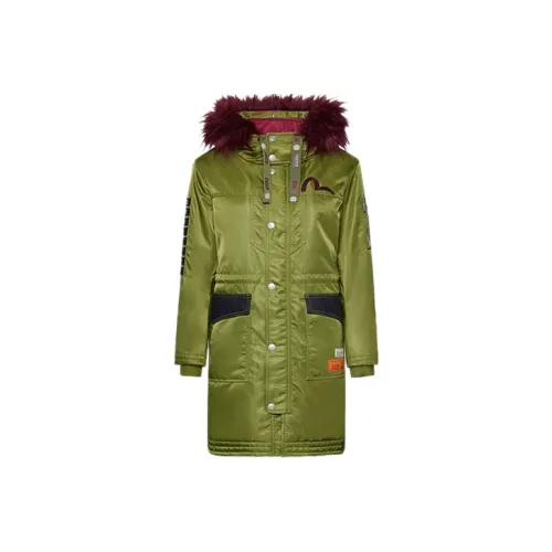 EVISU Куртка Женская Армейская Зеленая