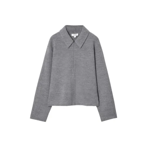 COS Куртки Пальто Женские Темно-Серый