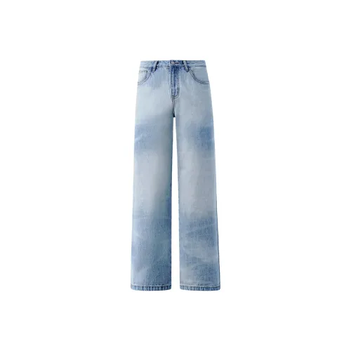 PENTAGONAL HEART Джинсы Мужские Светло-Синие