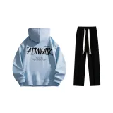 Set (Glacier Blue Standard Edition + Black Casual Pants)  
Комплект (Ледниковый Синий Стандартное Издание + Черные Повседневные Штаны)