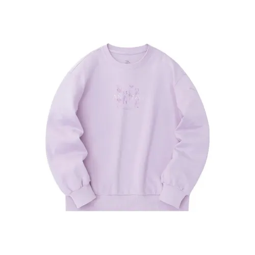 Anta ZONGXUNXILIE Глициния flower Фиолетовый Женские Свитшоты