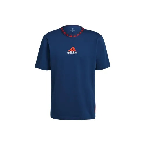 Adidas Футбол Джерси Мужской Таинственный Серый Синий