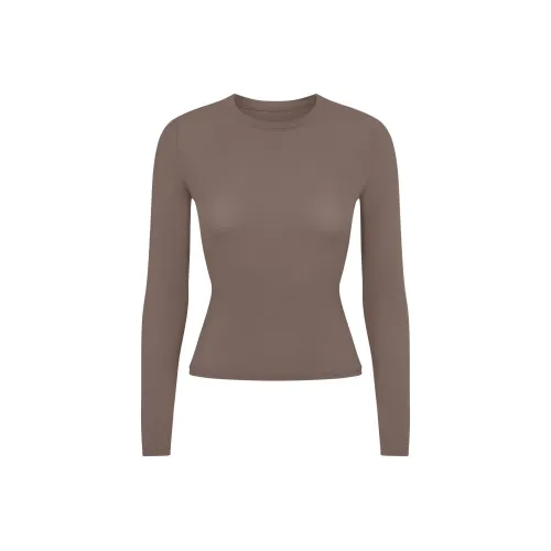 SKIMS Обычный T Рубашка Женские Цвет аметиста Аметист