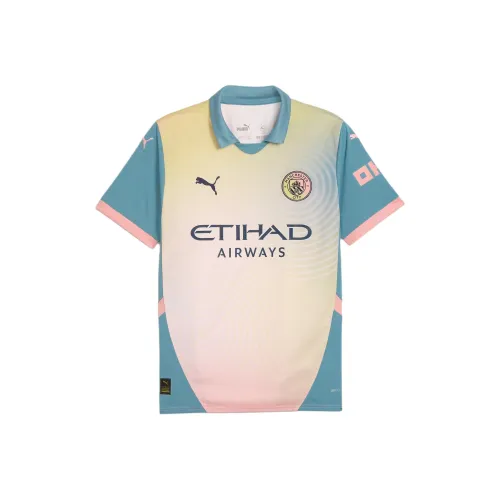 PUMA Manchester City 24/25 Смелый Синий Мужской Футбольный Джерси