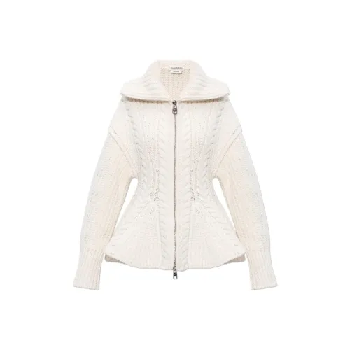 Alexander McQueen Белый Женский Трикотаж