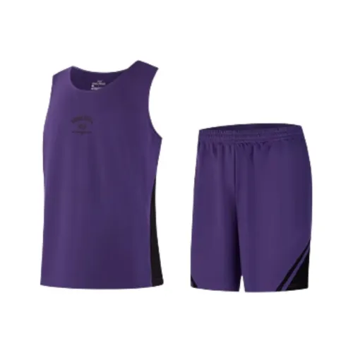 361° Баскетбольный костюм мужской минеральный фиолетовый супер-черный