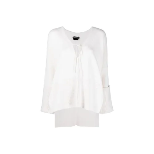 TOM FORD Белый Женские Кашемировые Свитеры