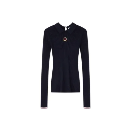 Tommy Hilfiger Темно-синий Женская Трикотажная Одежда
