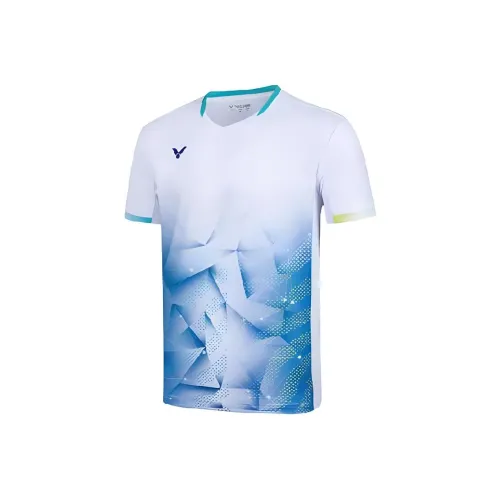 VICTOR Бадминтон Джерси Унисекс Отбеленный