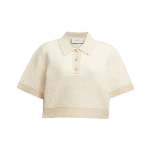 COACH Бежевый Женские Поло